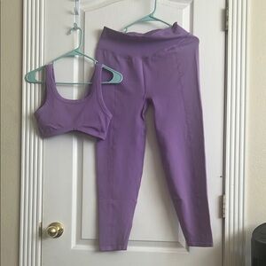 PINK vs Purple Activewear Set